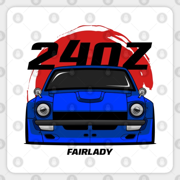 Blue 240 Frldy Z Sticker by GoldenTuners